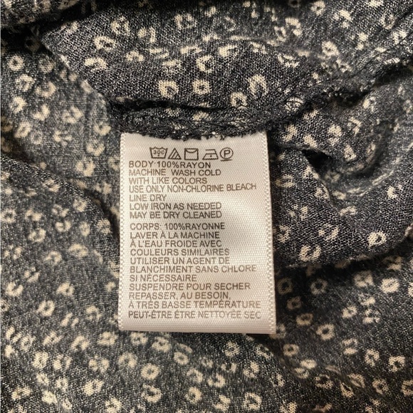 ANTHROPOLOGIE STARING AT STARS BUTTON DOWN DRESS SWIRL PRINT 90s INSPIRED - Picture 6 of 10